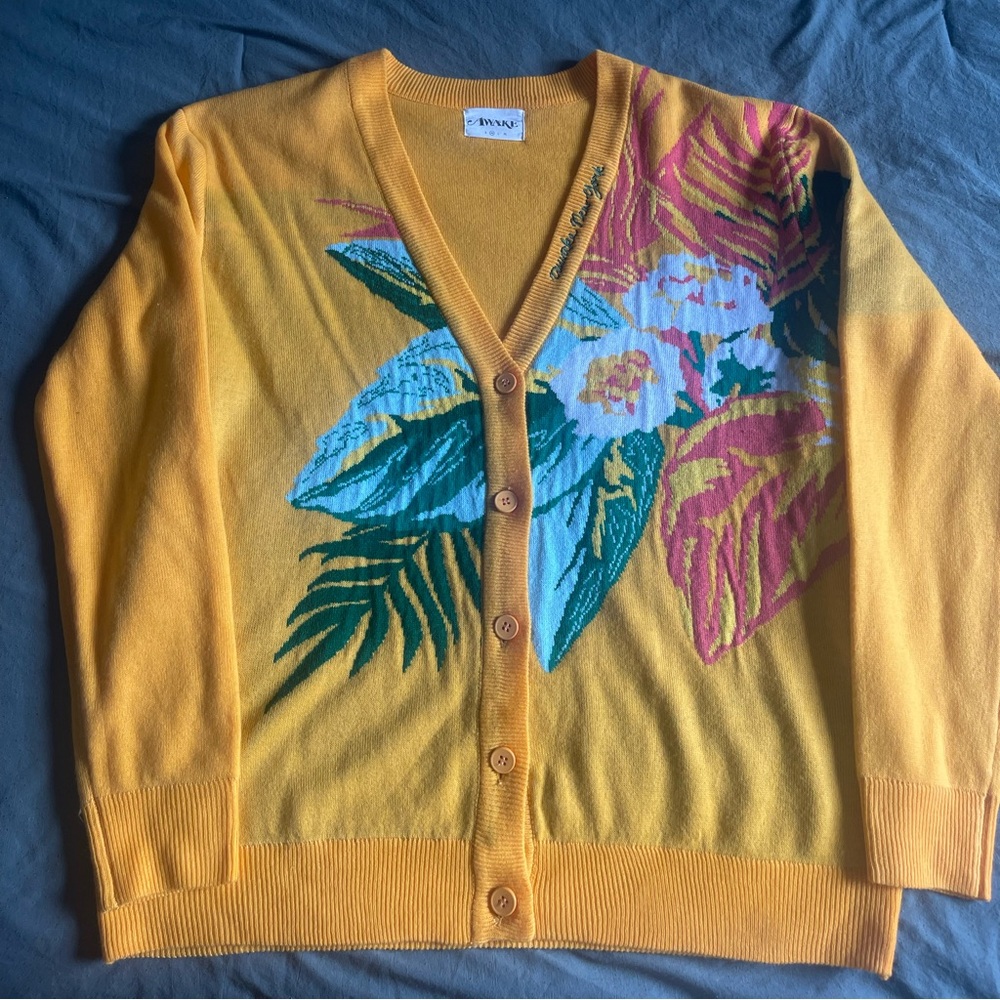 Awake NY Fall 2019 Floral Cardigan, Size : M